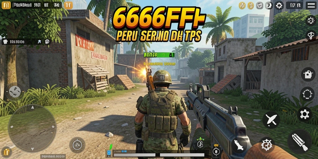 Screenshot menampilkan aksi seru dalam pertempuran TPS 666FF.