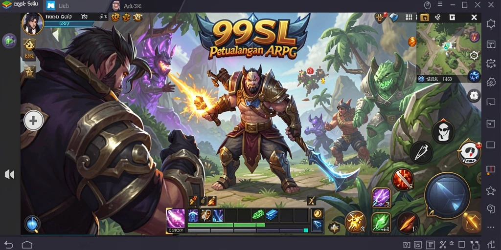 Gameplay ARPG yang dinamis dan mendebarkan.