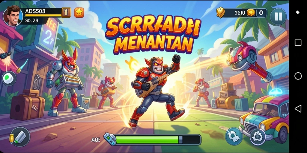 Tangkapan layar ADS508 menunjukkan momen gameplay penuh aksi yang menarik.