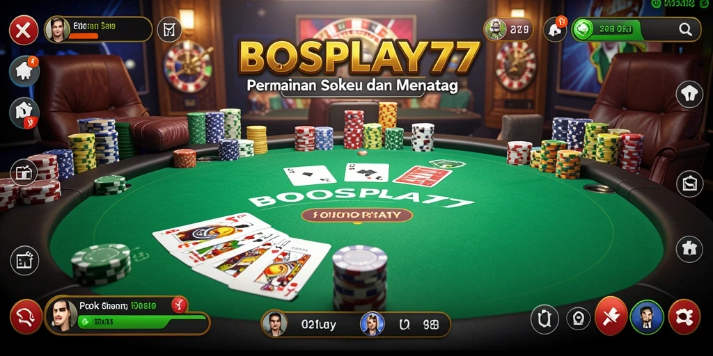 Tangkapan layar gameplay yang menampilkan keseruan permainan Poker.