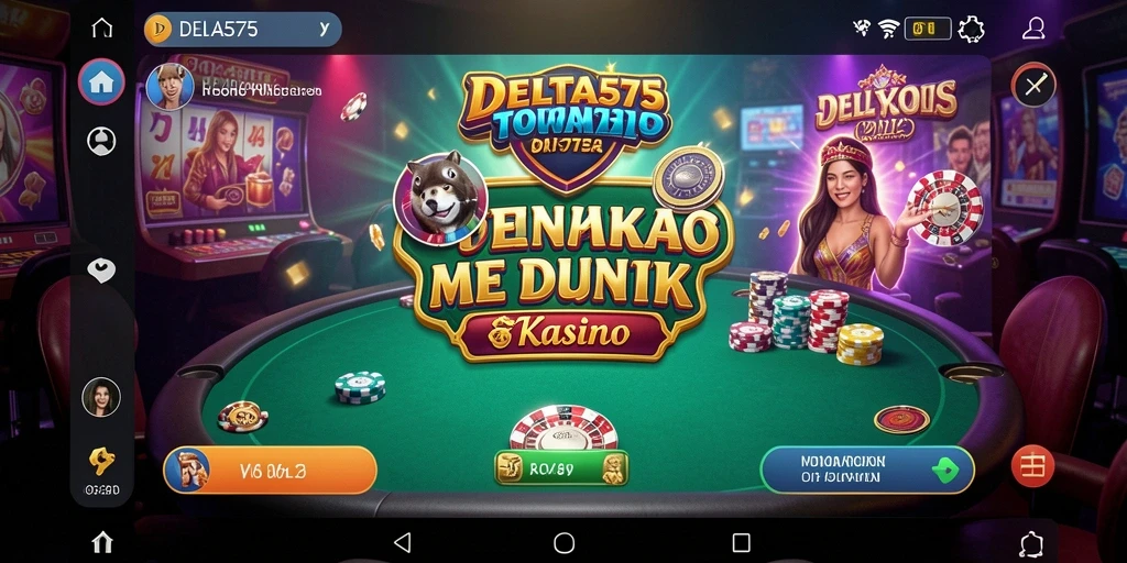 Tampilan gameplay DELTA575 yang menarik dan interaktif.