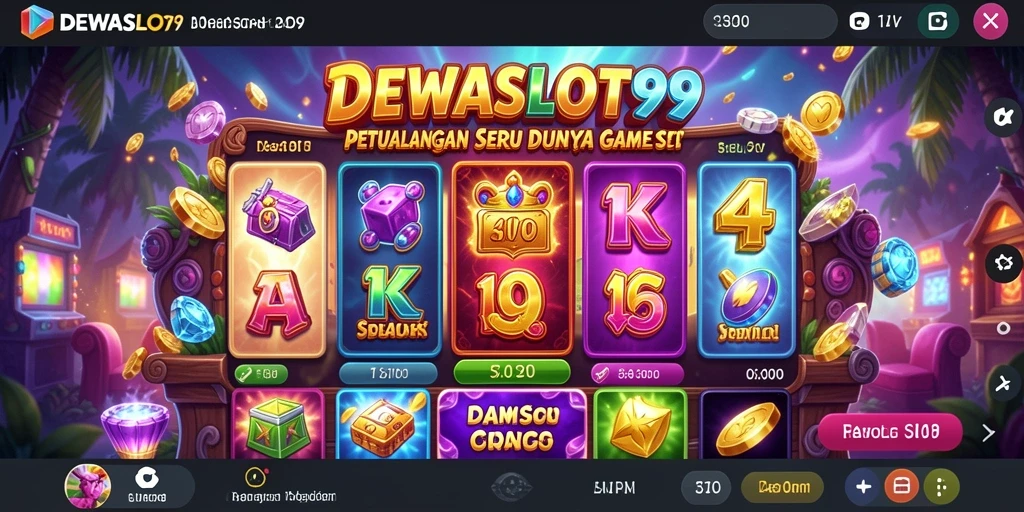 Momen seru saat bermain DEWASLOT99 dengan gameplay petualangan.