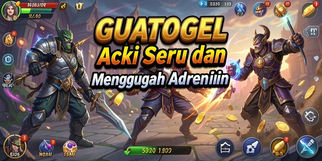 Tampilan gameplay GUATOGEL yang penuh aksi dan menegangkan.