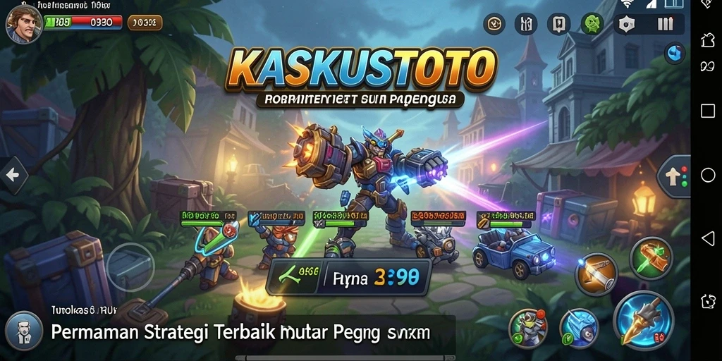 Screenshot gameplay KASKUSTOTO yang menunjukkan pertarungan strategi yang menegangkan.