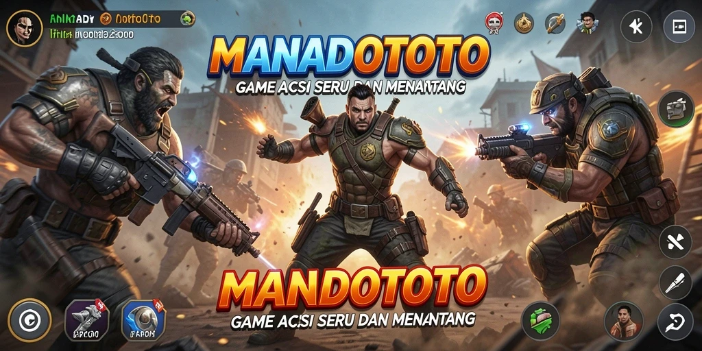Gameplay seru MANADOTOTO dalam aksi canggih.