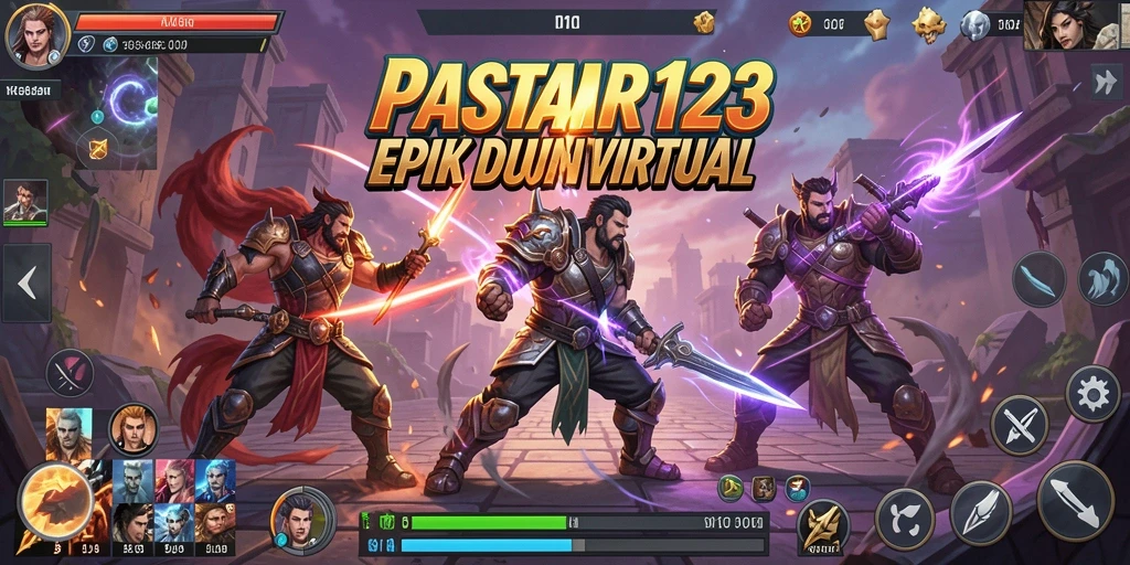 Tampilan gameplay Fighting yang intens di PASAR123.