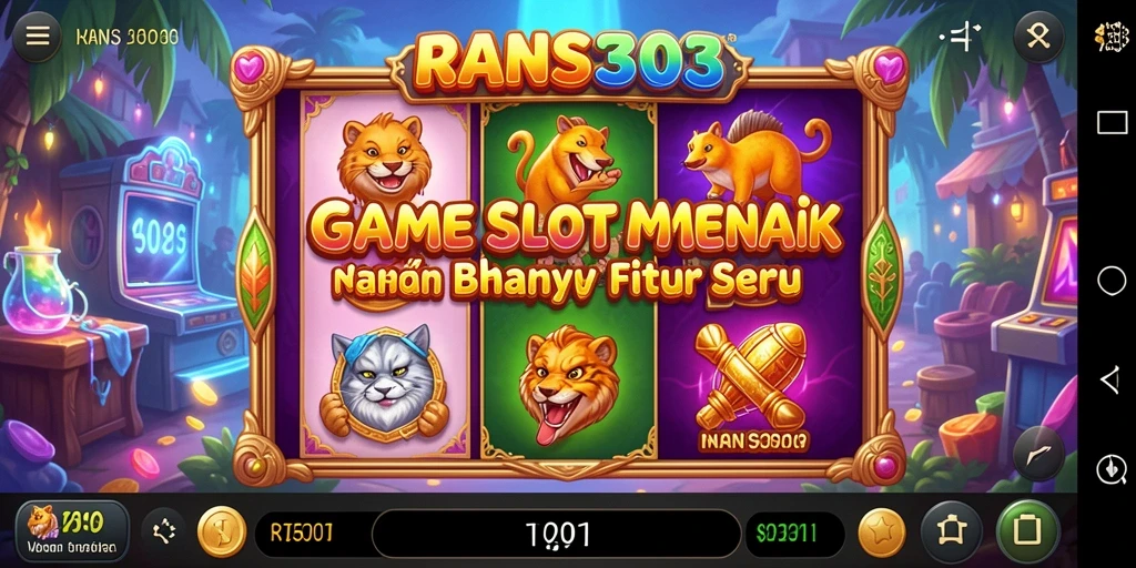 Gameplay <strong>RANS303</strong> yang seru dengan mesin slot beragam dan fitur bonus.