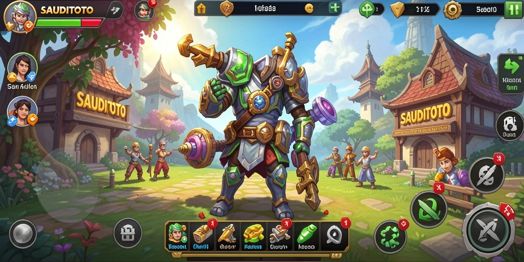 Tampilan screenshot gameplay yang memukau dari SAUDITOTO.