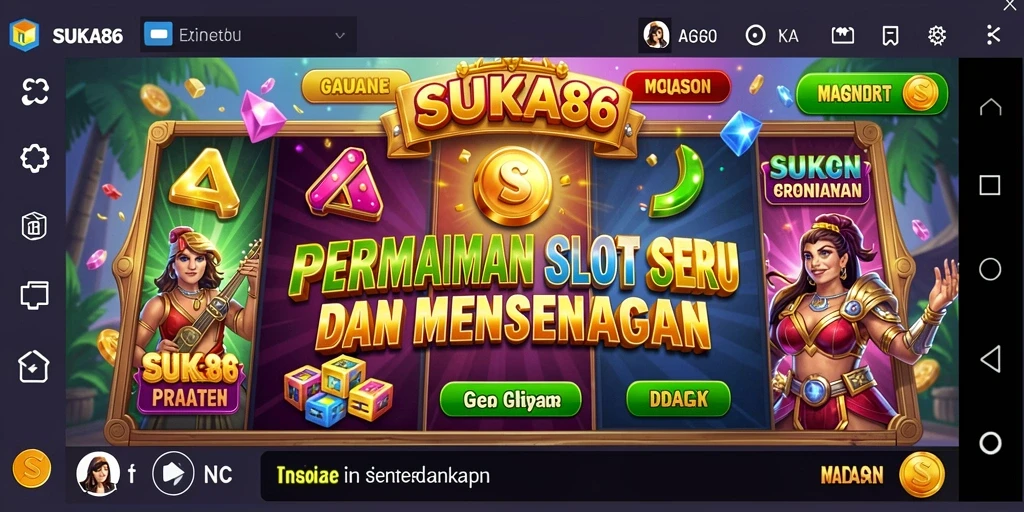 Tampilan menarik dari gameplay Slot SUKA86 yang seru.