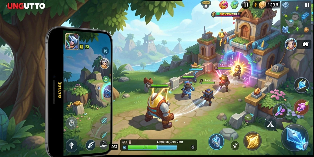 Screenshot menunjukkan momen seru saat bermain UNGUTOTO.
